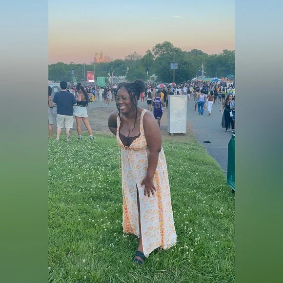 Free People Button Through Maxi Dress (Unlined and semi-sheer) - Picture 5 of 5